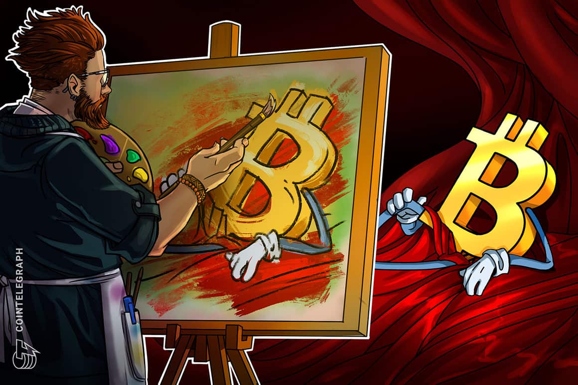 Cointelegraph celebra que Bitcoin alcanzó los USD 50,000 con un token no fungible exclusivo