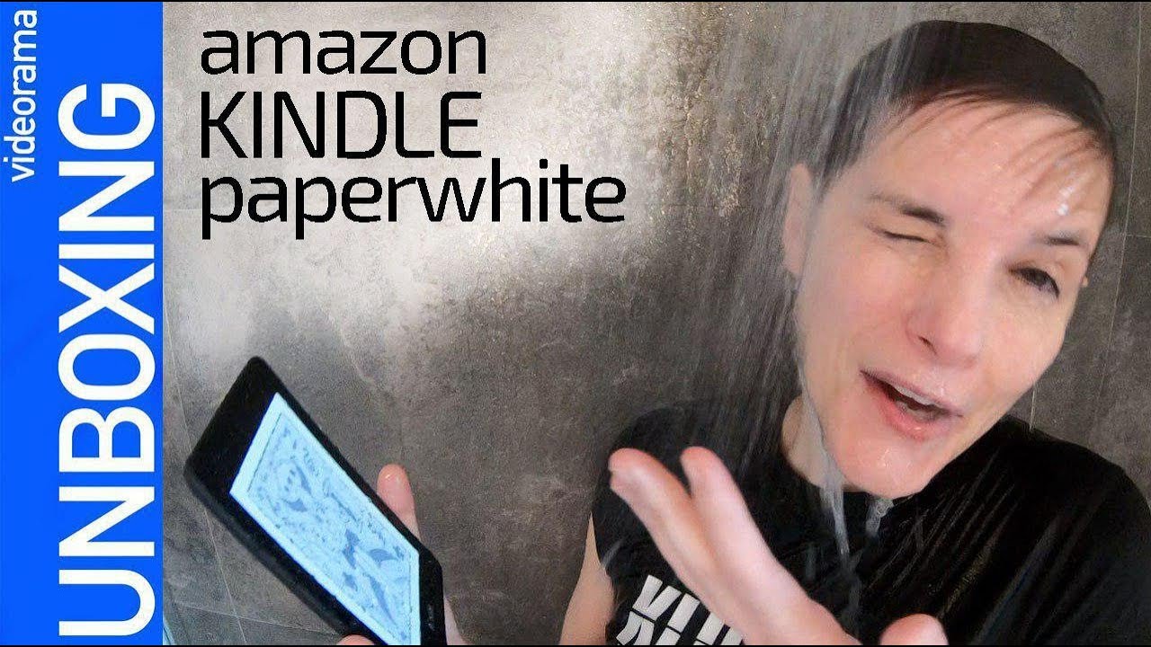 Amazon Kindle Paperwhite unboxing -¿leer BAJO el AGUA?-