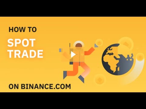 Como fazer trade em Spot (à vista) na Binance