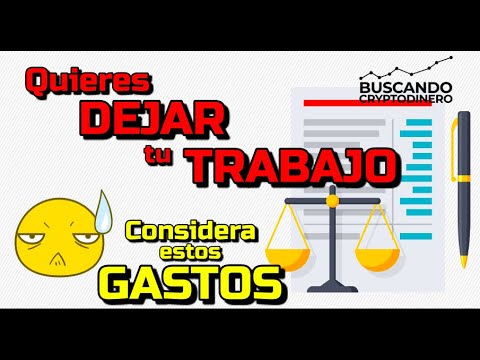 Quieres dejar tu trabajo?? ➤ Considera estos gastos… 💸