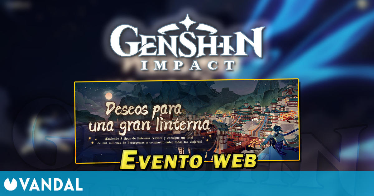 Genshin Impact: Evento web Deseos para una gran linterna con Protogemas gratis