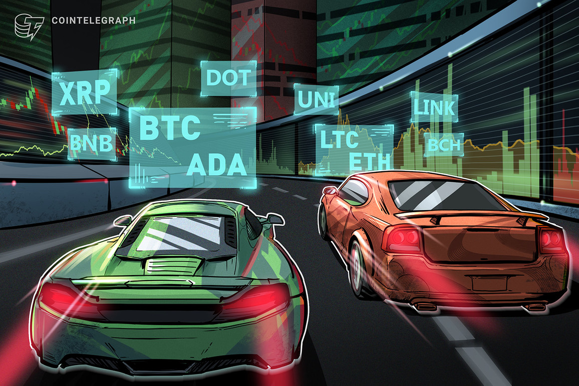 Análisis de precios del 15 de marzo: BTC, ETH, BNB, ADA, DOT, XRP, UNI, LTC, LINK, BCH