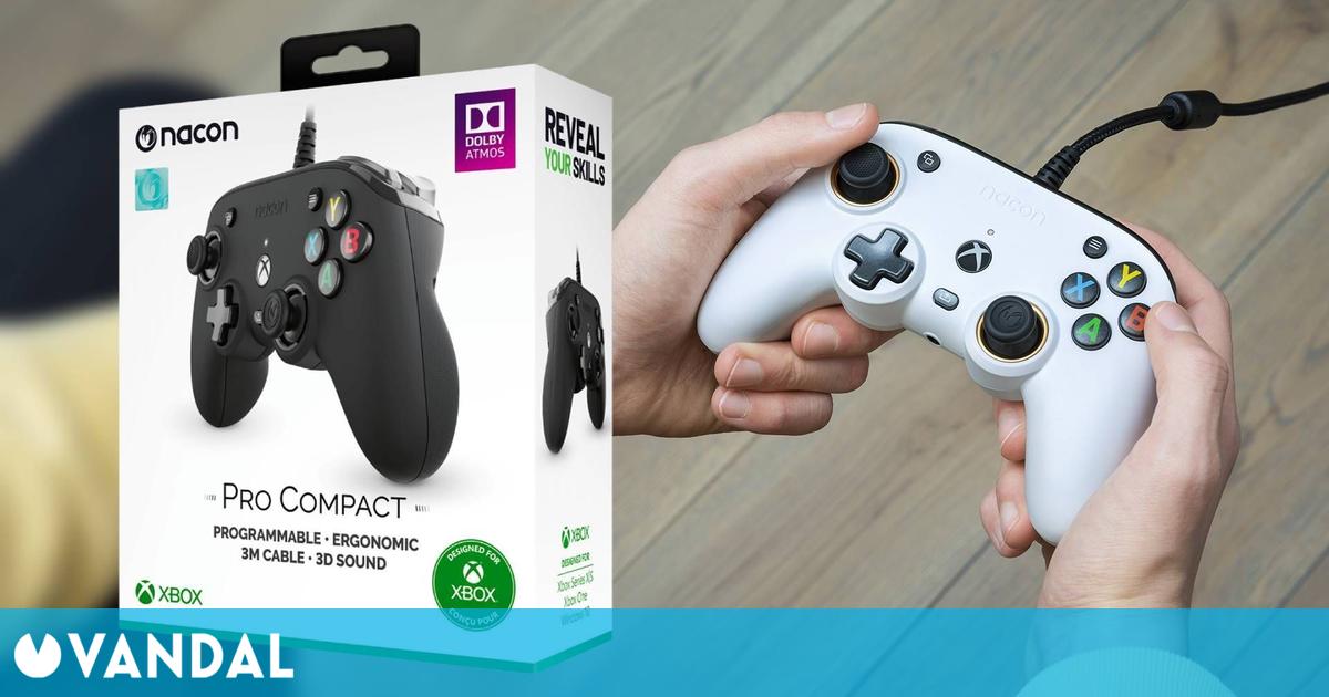 El mando Pro Compact de Nacon, diseñado para Xbox, ya está a la venta en España