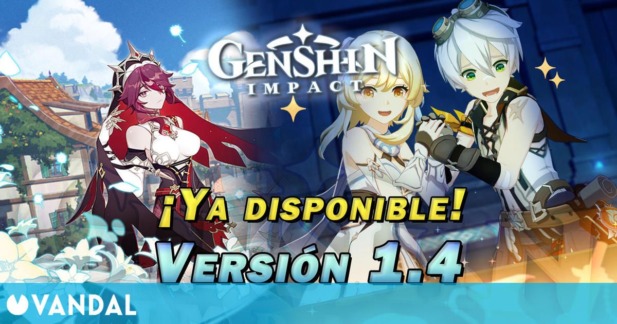 Genshin Impact: Ya disponible la versión 1.4 con Rosaria, Encuentros y más
