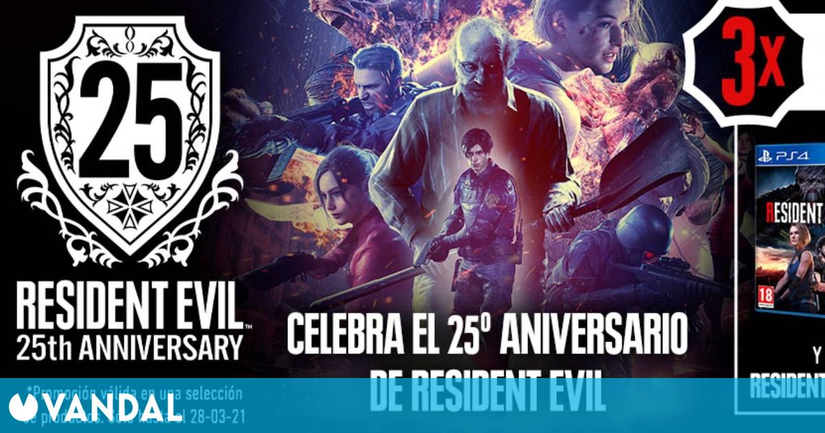 GAME celebra el 25 aniversario de Resident Evil con ofertas, productos y triple de puntos
