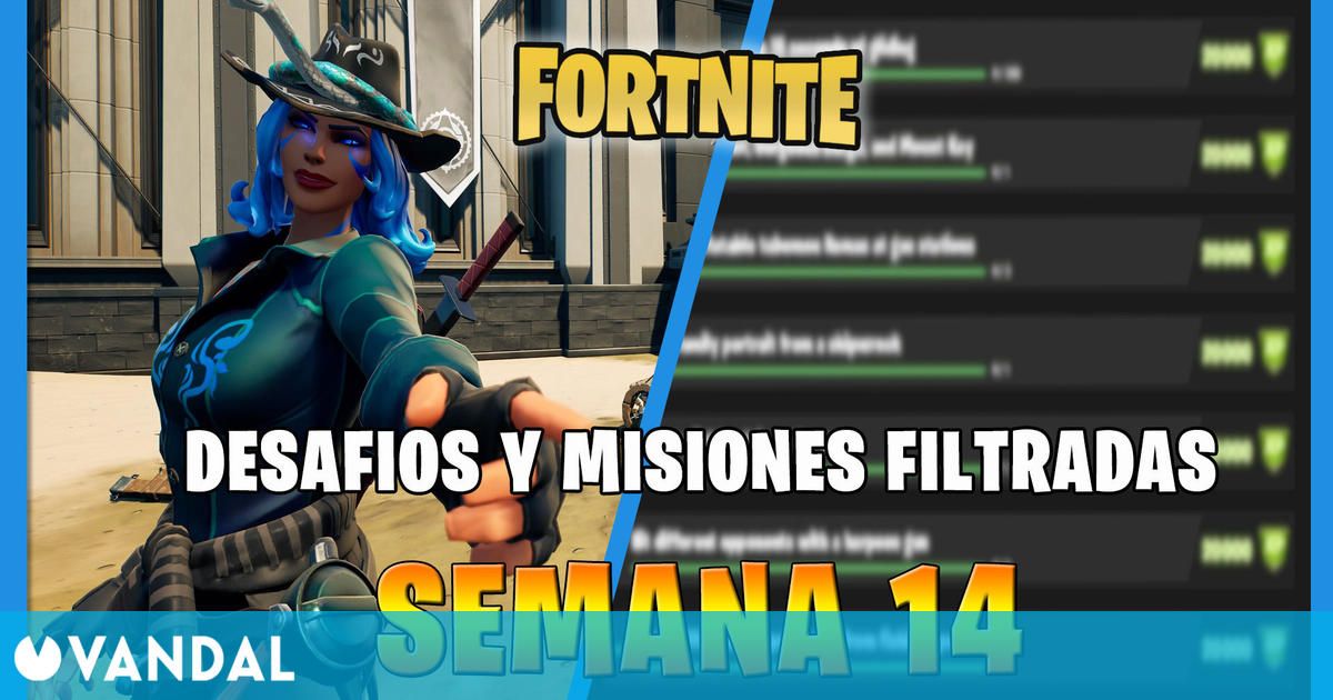 Fortnite: misiones y desafíos filtrados de la Semana 14 y recompensas