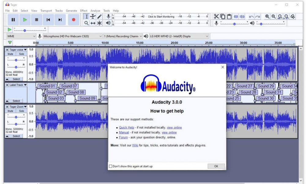 fantástico editor de audio abierto y gratuito