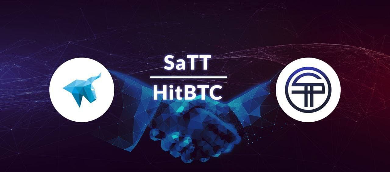 Las listas de SaTT del gigante de la publicidad del futuro en el principal intercambio de criptomonedas, HitBTC