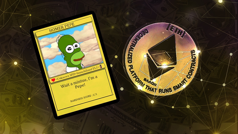 NFT de “Homero Simpson Pepe” desarrollado en Bitcoin se vendió por USD 320.000