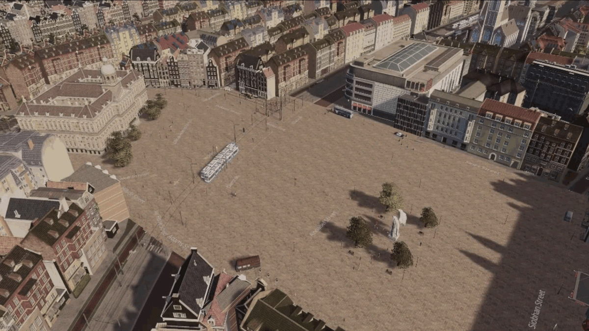 Pasa 300 horas creando un modelo virtual 3D de Amsterdam épico