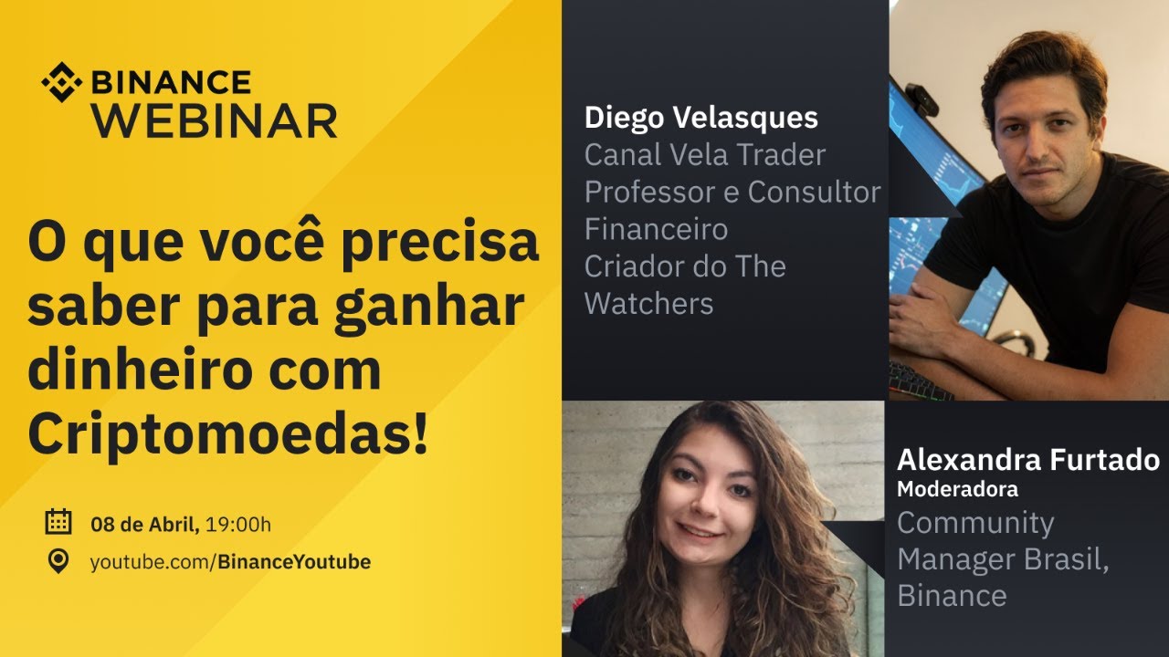 O que você precisa saber para ganhar dinheiro com Criptomoedas! – Binance Webinar em Português