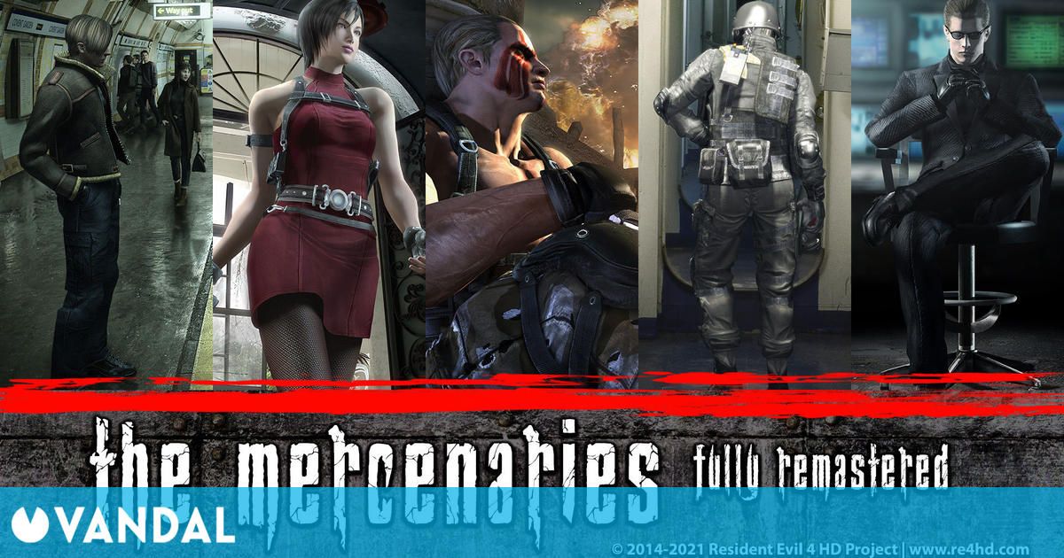 El mod Resident Evil 4 HD muestra el modo Los Mercenarios completamente remasterizado