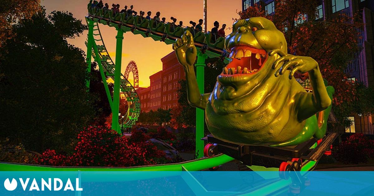 El cine llega a tu parque de atracciones con Planet Coaster: Ghostbusters y Studios Pack