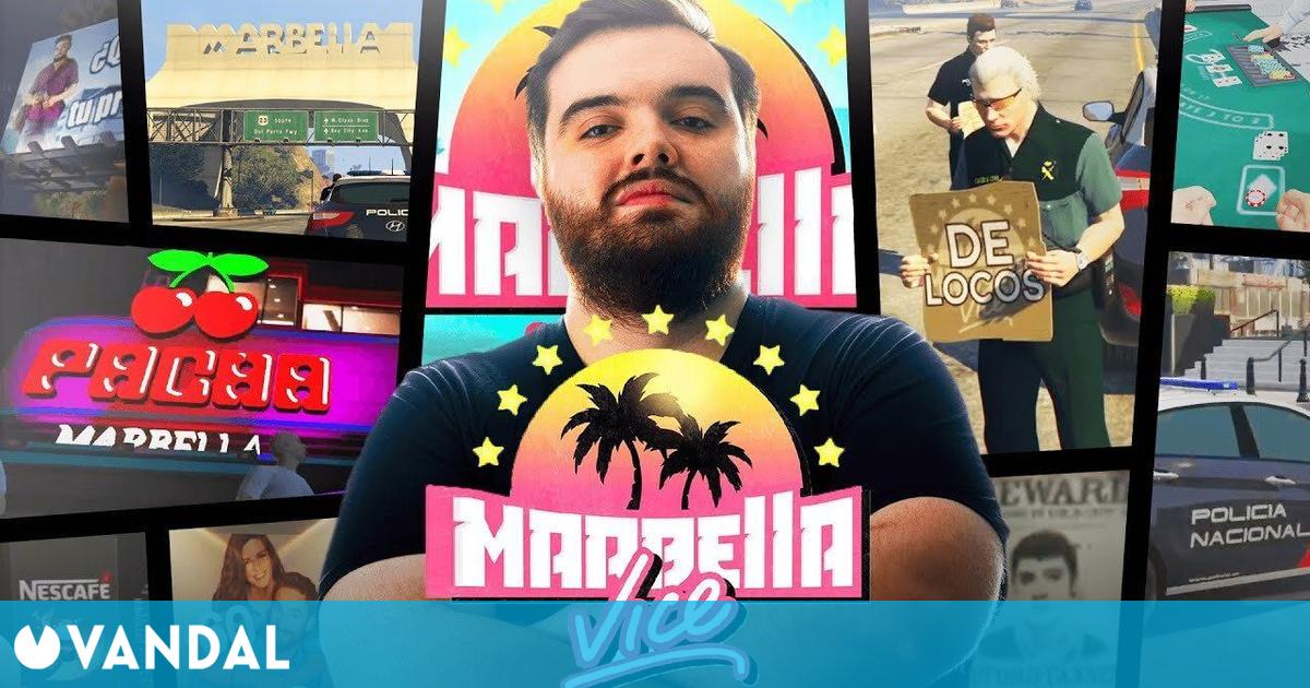 Ibai nos enseña la ciudad de Marbella Vice en su servidor de GTA Online
