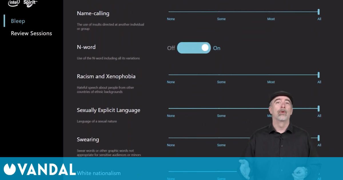 Intel responde a las críticas a Bleep, su tecnología para eliminar insultos