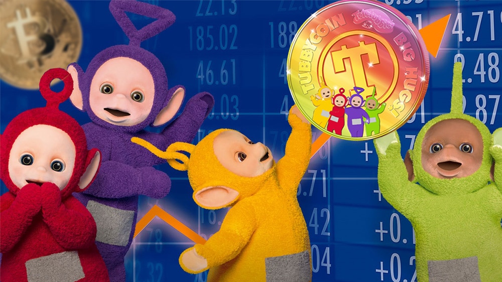Los Teletubbies crean su propio bitcoin con «tecnología de abrazos»