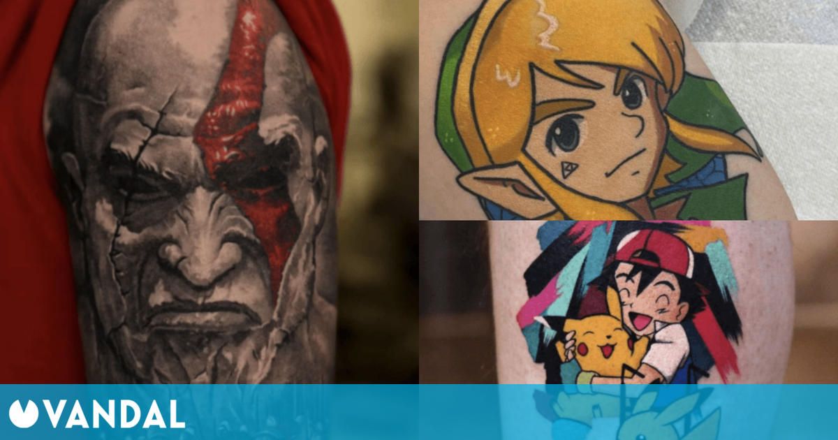 Estos son los tatuajes de videojuegos más comunes y populares del mundo según un estudio