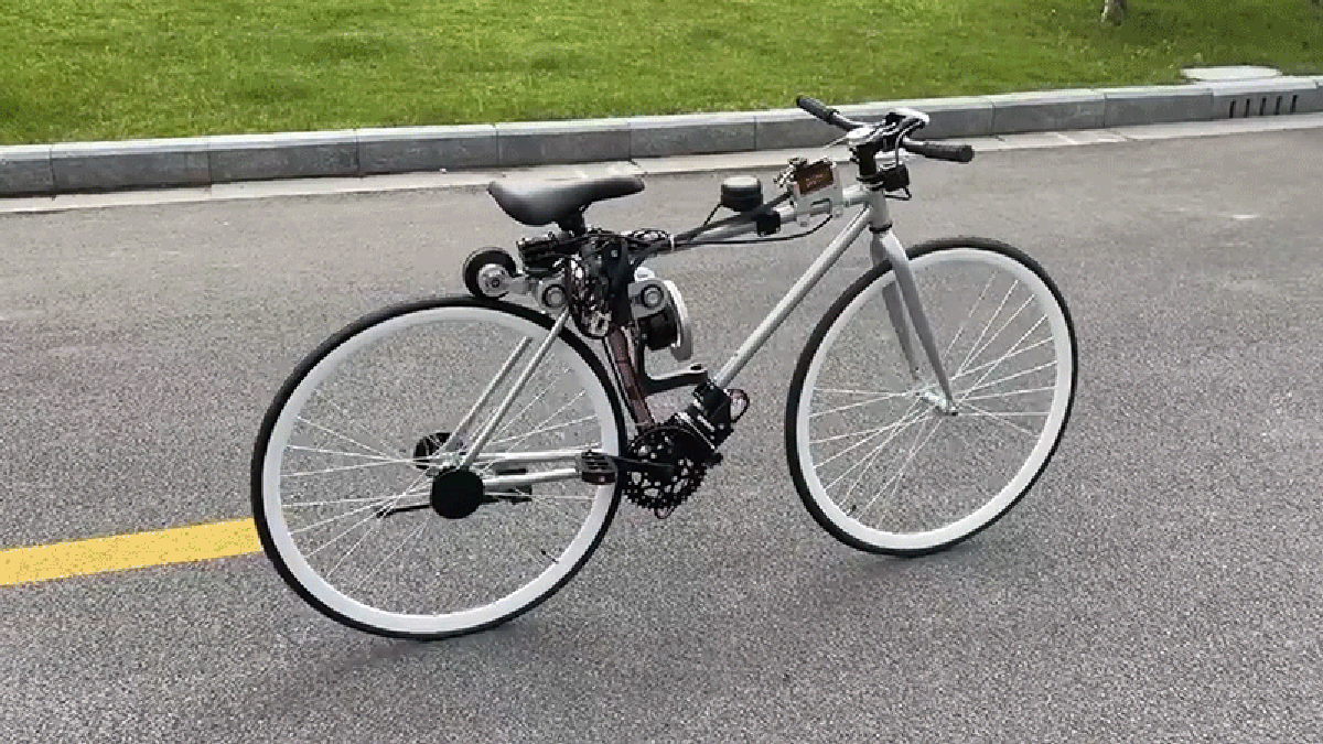 Esta bicicleta eléctrica es capaz de moverse y equilibrarse sola