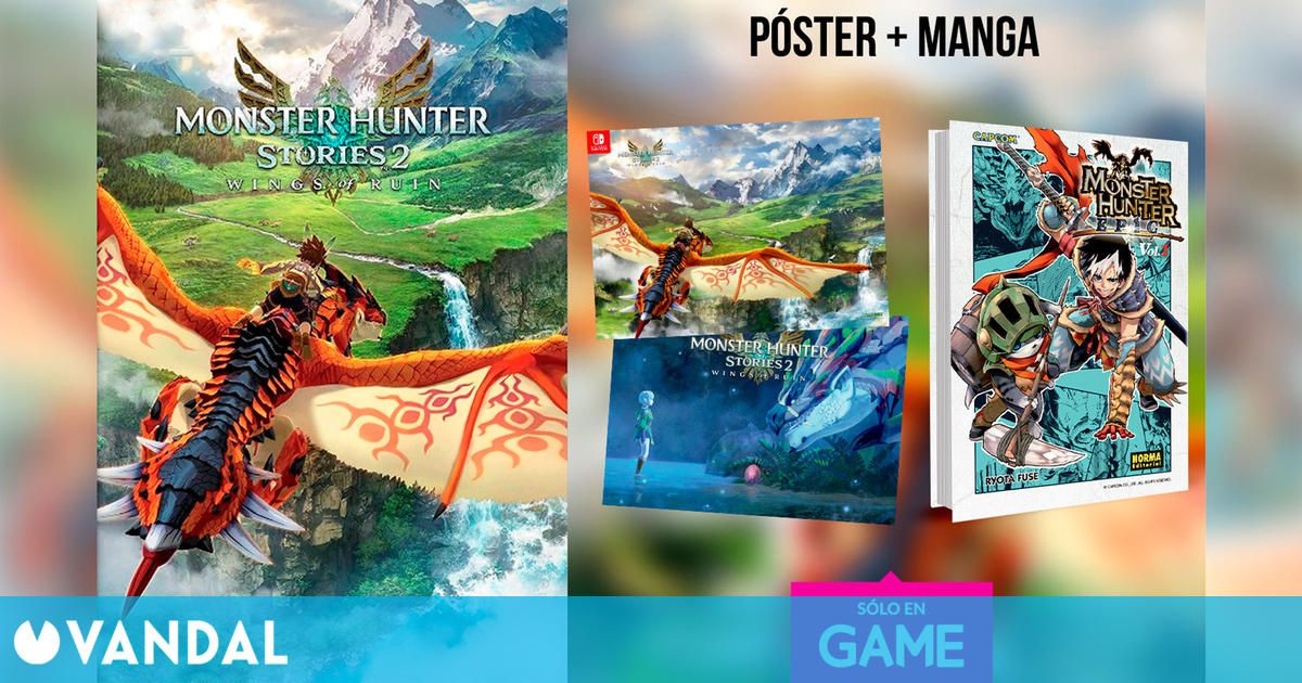 GAME España presenta el incentivo de reserva de Monster Hunter Stories 2: Wings of Ruin