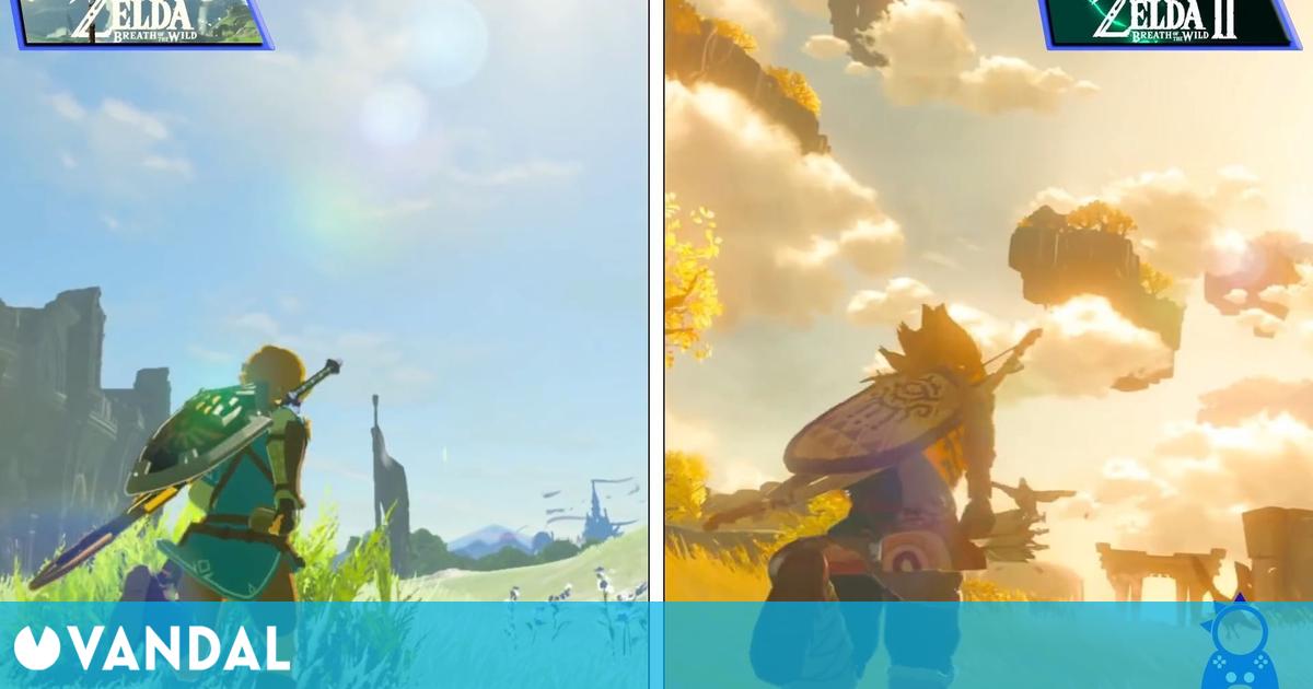 Zelda Breath of the Wild 2: un nuevo vídeo compara la secuela con la entrega original