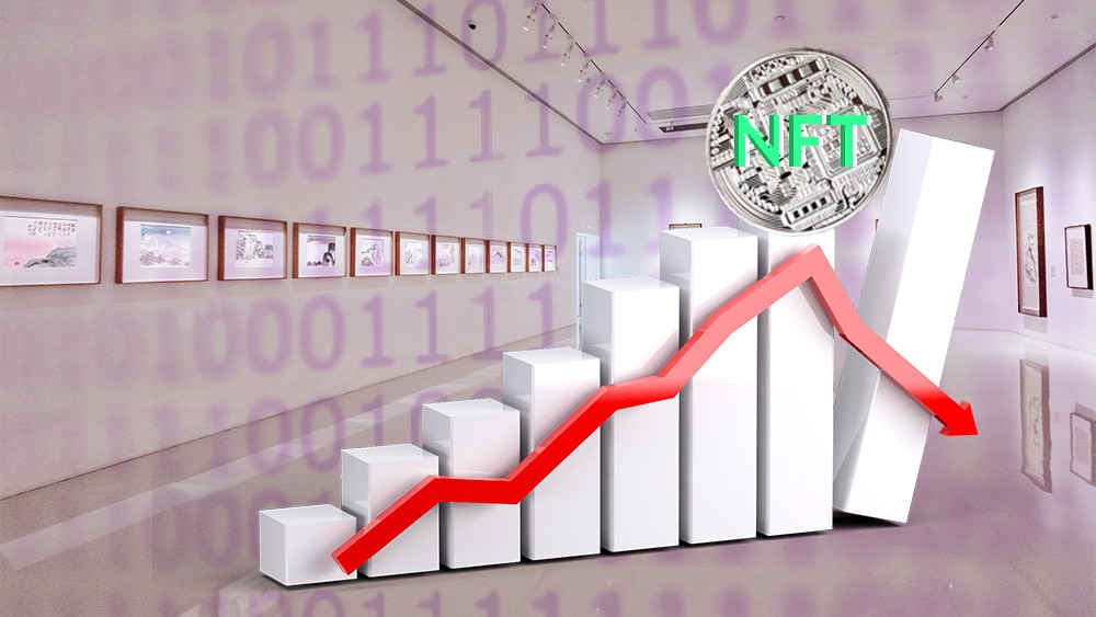 Las ventas de NFT cayeron 90% desde su punto máximo