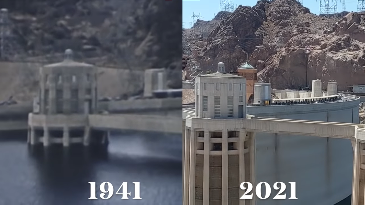 Este es el nivel actual del agua en la presa Hoover