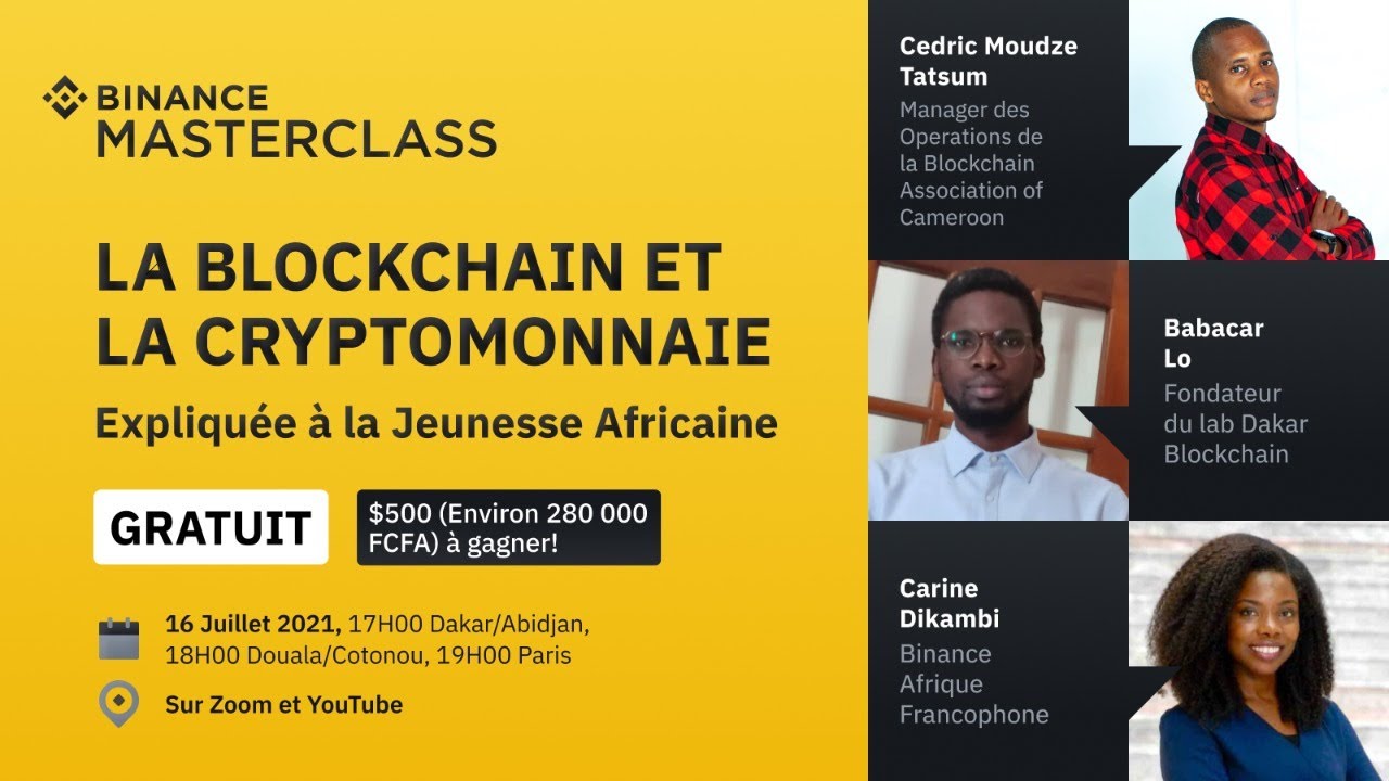 Binance Afrique Francophone- Masterclass