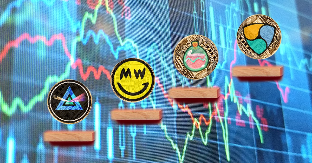 Token de Axie Infinity y NEM encabezan el top semanal en un mercado que sigue rojo
