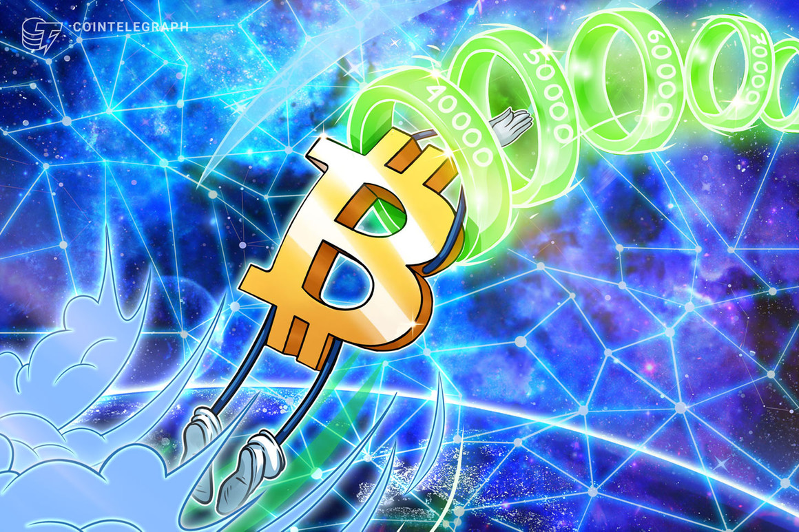 La carrera de Bitcoin hacia los USD 50,000 al rojo vivo gracias al continuo respaldo institucional