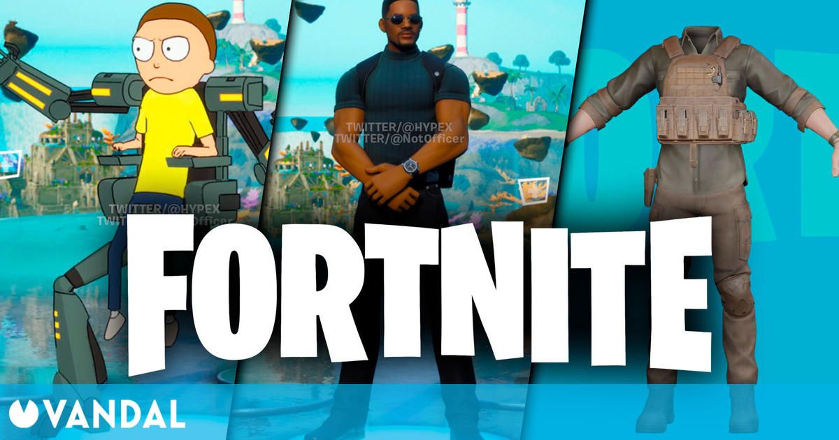 Fortnite recibirá skins de Will Smith, Morty y Chris Hemsworth, según estas filtraciones