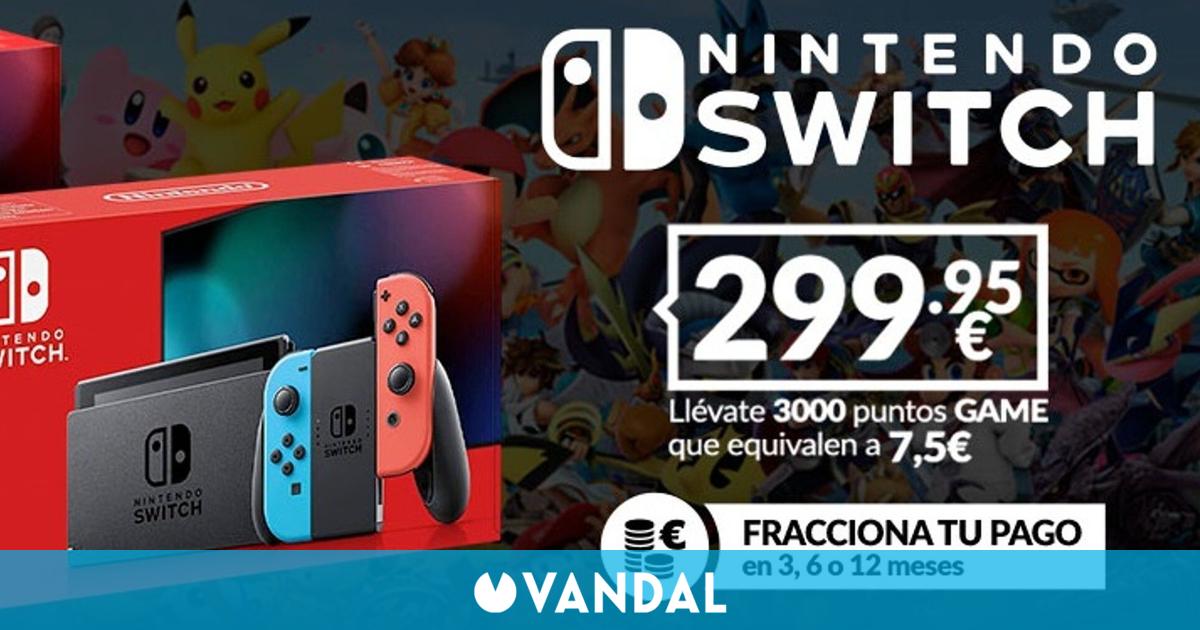 GAME España también rebaja el precio de Switch y sus packs de manera definitiva