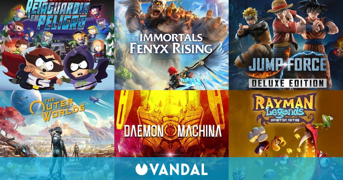 Ofertas Switch: Immortals Fenyx Rising, Daemon X Machina, Mario + Rabbids, South Park…