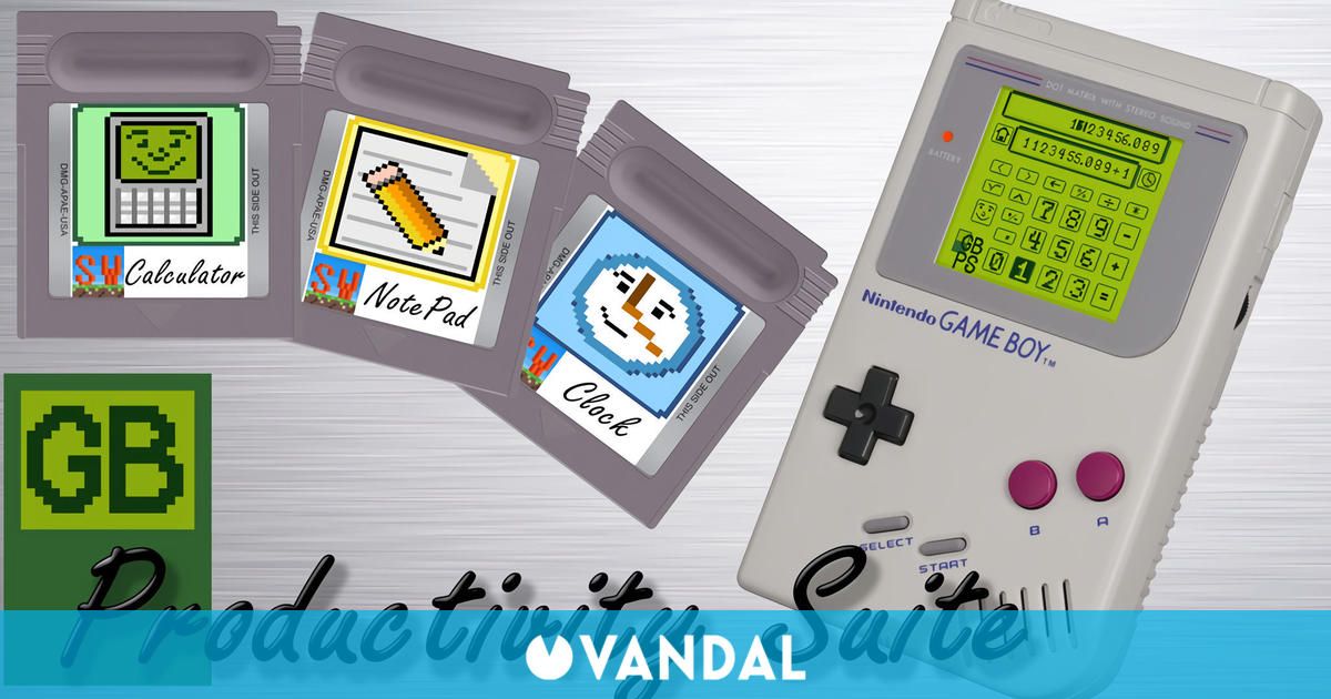Financian en Kickstarter un cartucho con aplicaciones de oficina para Game Boy