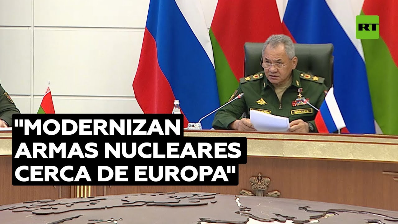 Ministro de Defensa ruso declara que EE.UU. y la OTAN desarrollan armas nucleares cerca de Europa