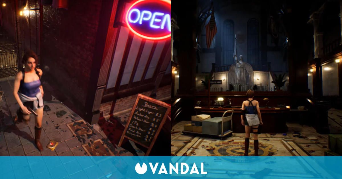 Recrean Resident Evil 3 Remake con cámaras fijas y Jill Valentine en la Comisaría de Raccoon City