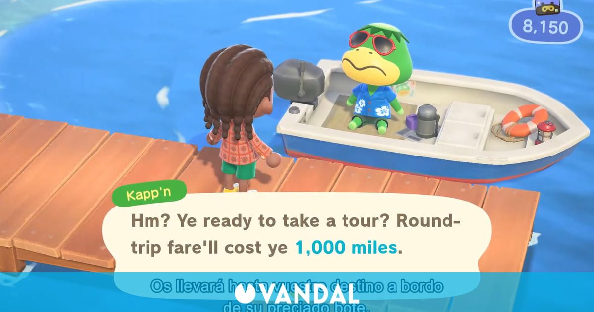 Fans de Animal Crossing: New Horizons ahorran para los altos precios de los viajes en barca