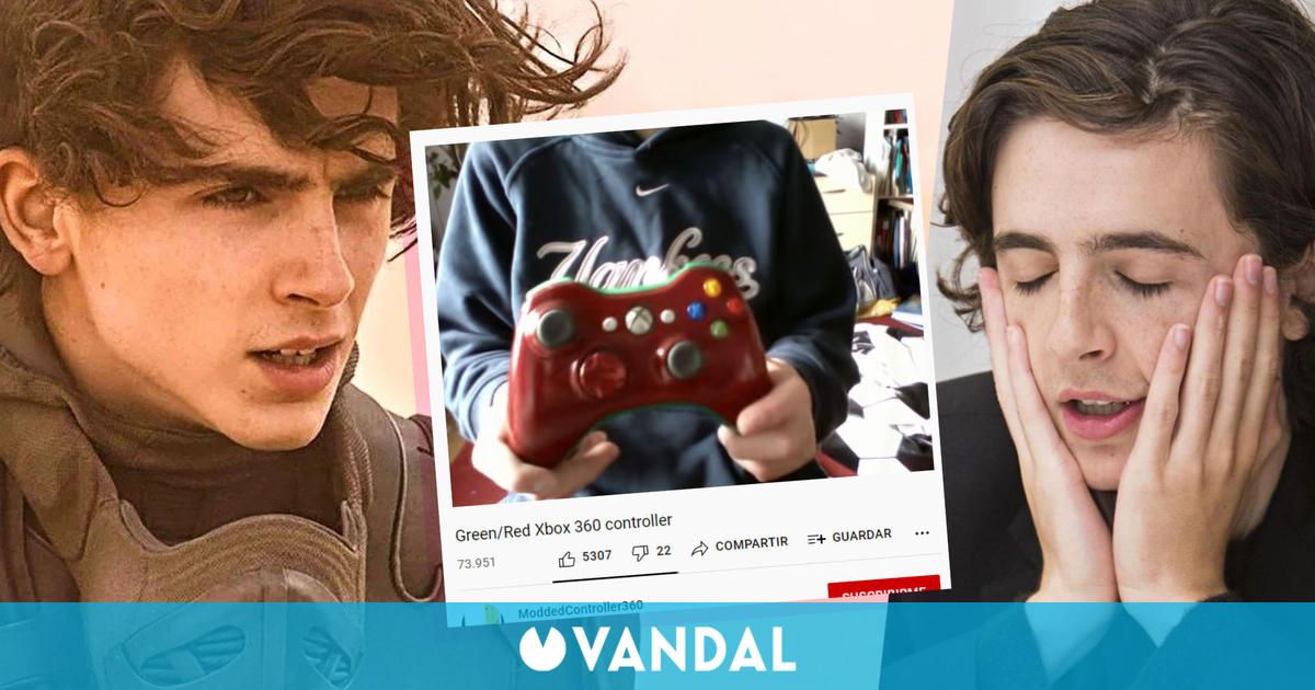 Descubren que Timothée Chalamet personalizaba y vendía mandos de Xbox 360 con 14 años