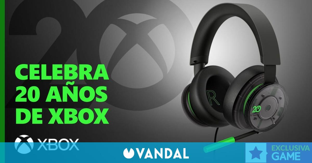 GAME ofrece en exclusiva los cascos en estéreo de Xbox como parte de su 20 aniversario