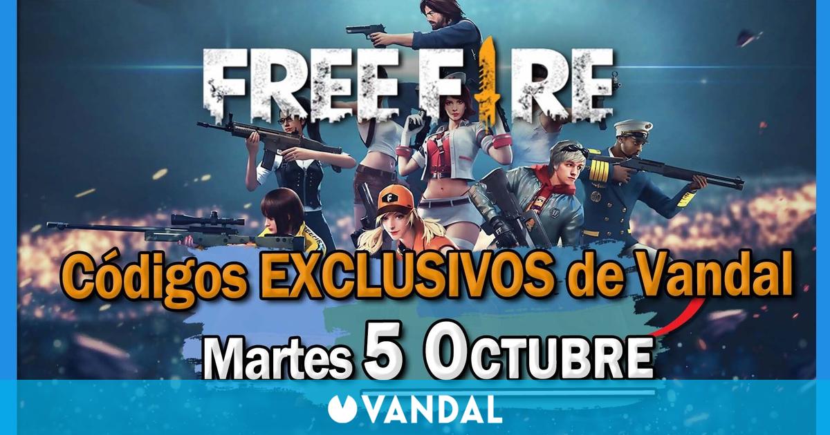 Free Fire: regalamos 20 códigos exclusivos de recompensas, ¡date prisa! (05/10)