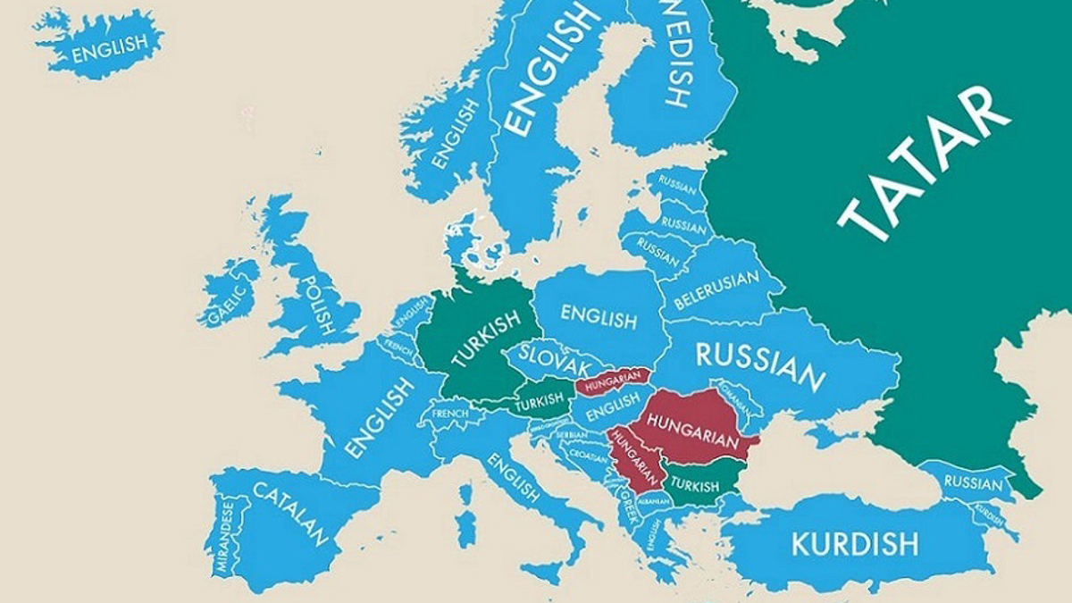 El segundo idioma más hablado en cada país