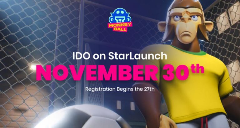 El juego MonkeyBall de jugar para ganar se presentará como IDO insignia inaugural en StarLaunch