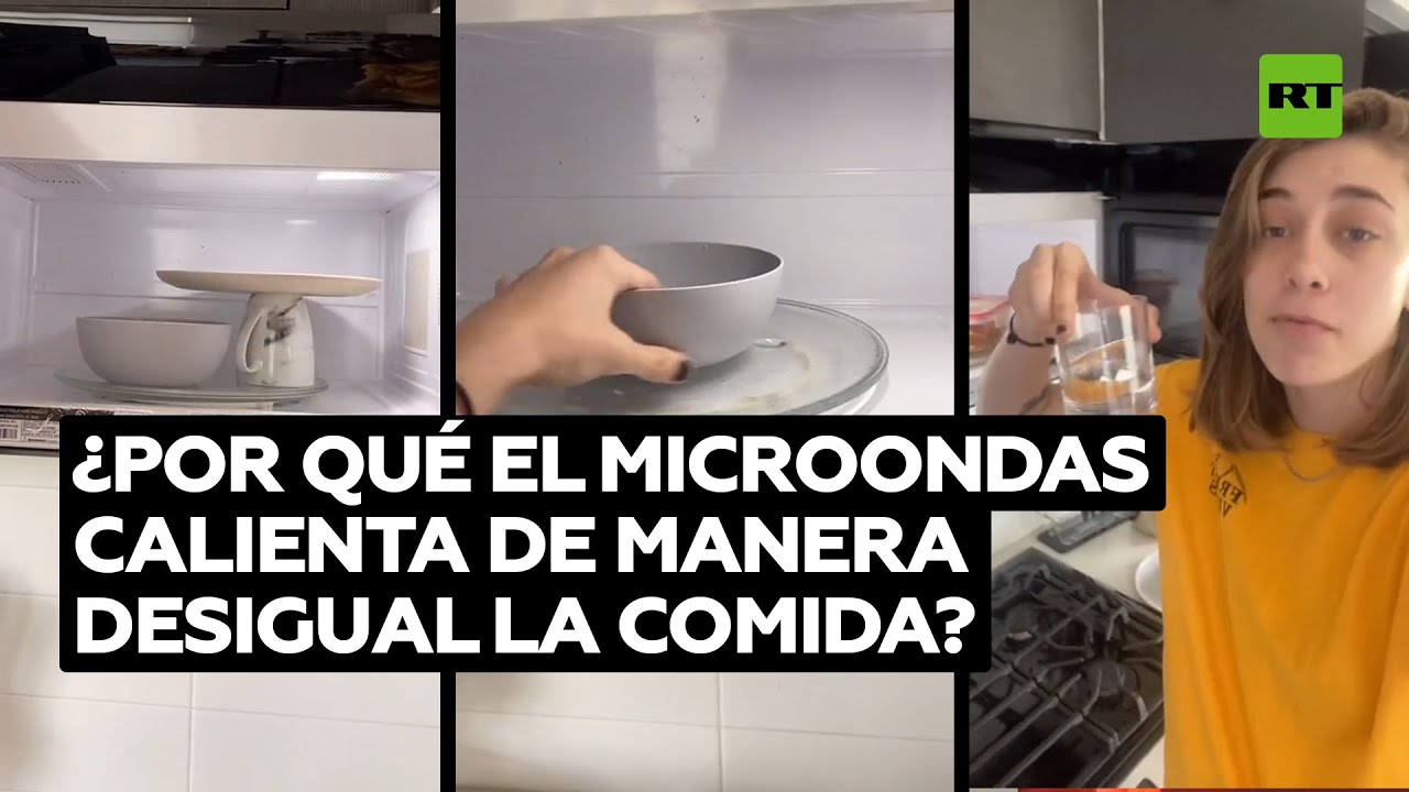Una 'tiktoker' da consejos acerca de cómo usar bien el microondas @RT Play en Español