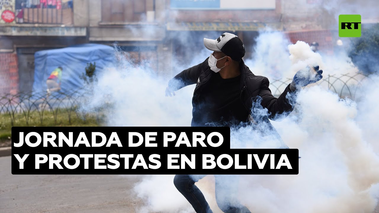Bolivia: Bloqueos de carreteras y marchas en el paro convocado por la oposición