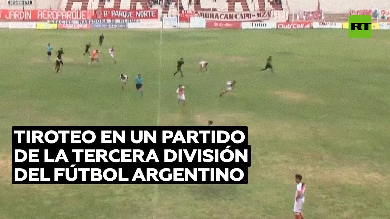 Tiroteo en medio de un partido de fútbol en Argentina termina con uno de los técnicos heridos