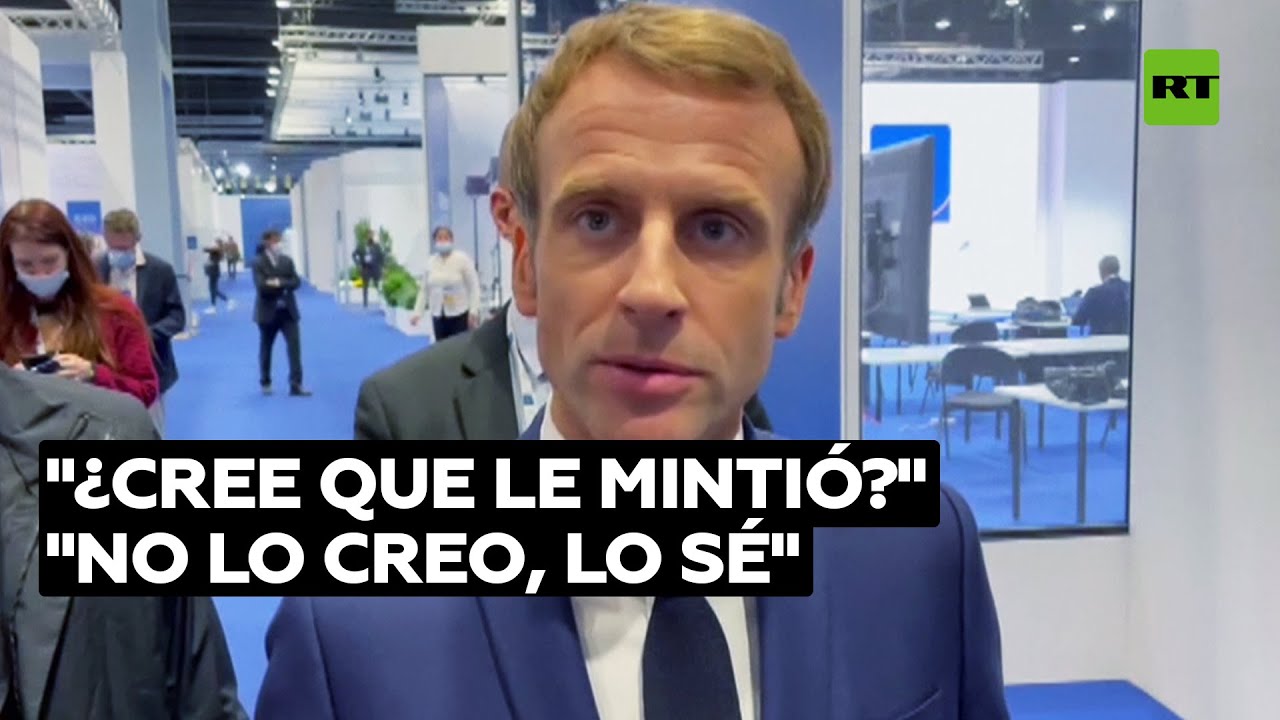 Macron critica al primer ministro australiano por el acuerdo de los submarinos @RT Play en Español