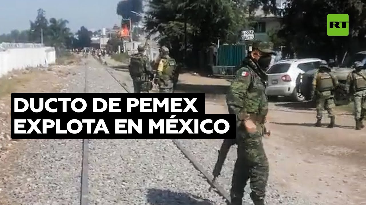 Confirman un muerto y 15 heridos tras una explosión en un ducto de Pemex en México