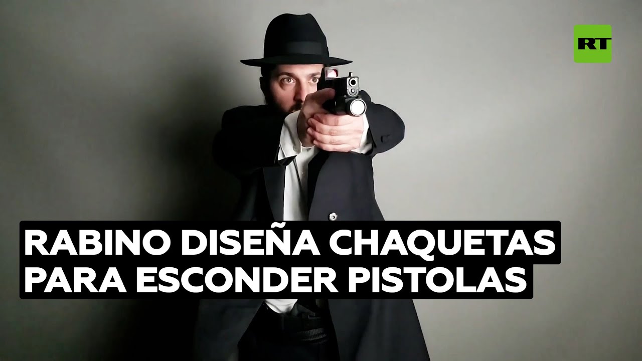 Un rabino modifica una chaqueta tradicional para ocultar su pistola @RT Play en Español