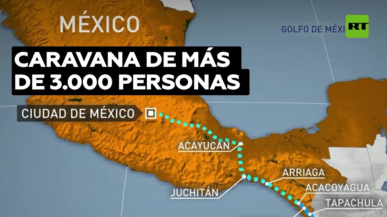 La caravana migrante rechaza la propuesta mexicana de tarjetas humanitarias