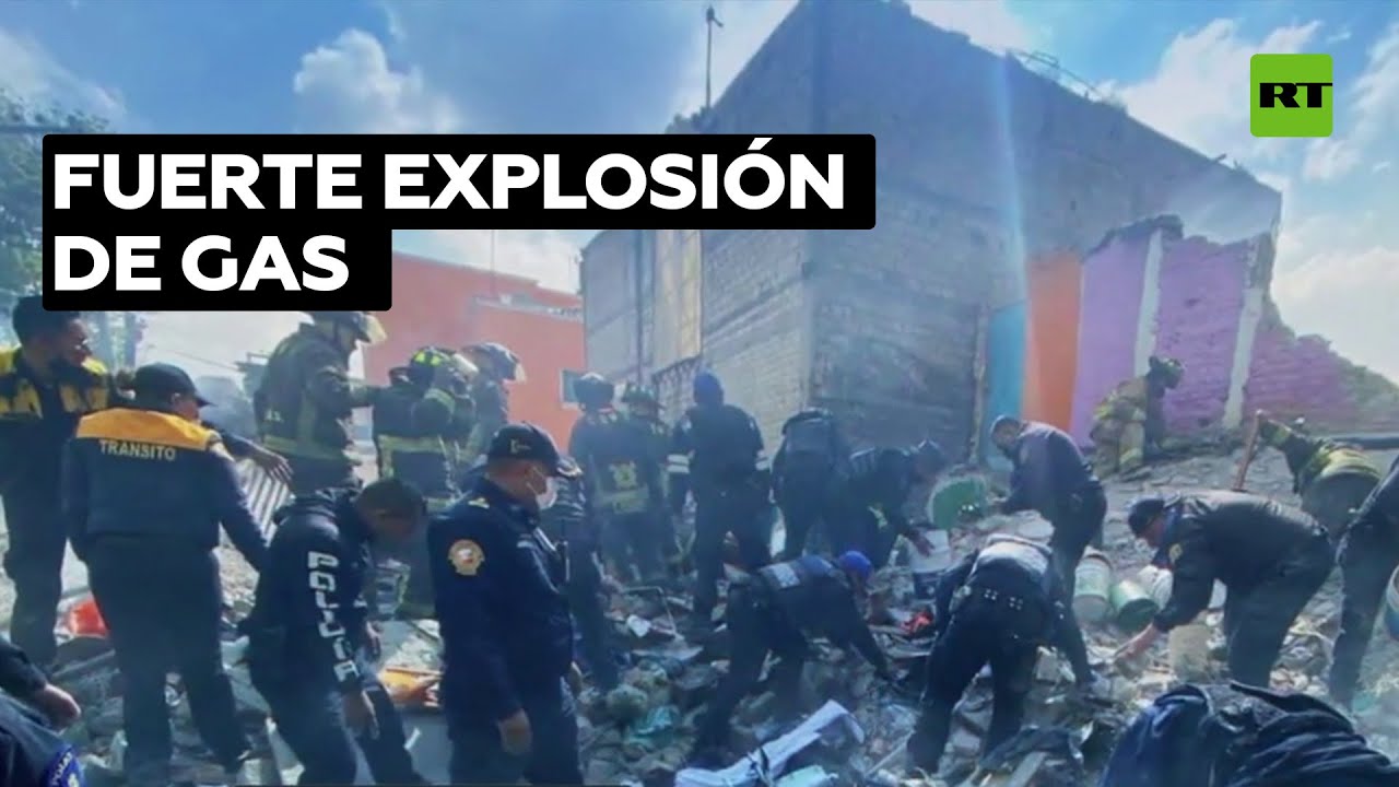 Más de una decena de heridos tras el derrumbe de un edificio por una fuga de gas en Ciudad de México