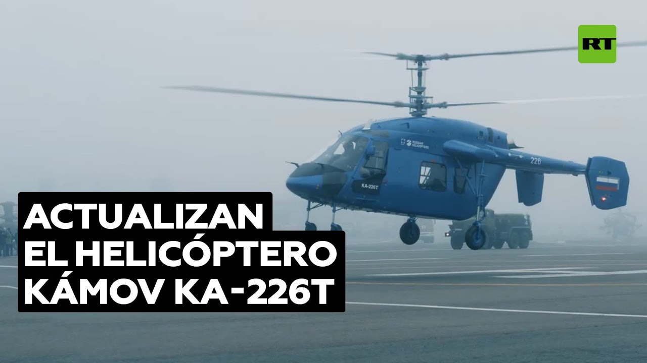 El actualizado helicóptero ruso Kámov Ka-226T realiza su vuelo inaugural